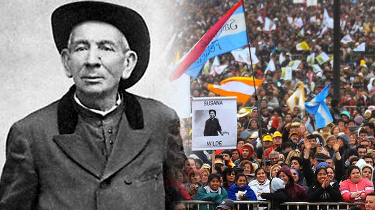 El Cura Brochero convocó a una multitud cuando fue beatificado.