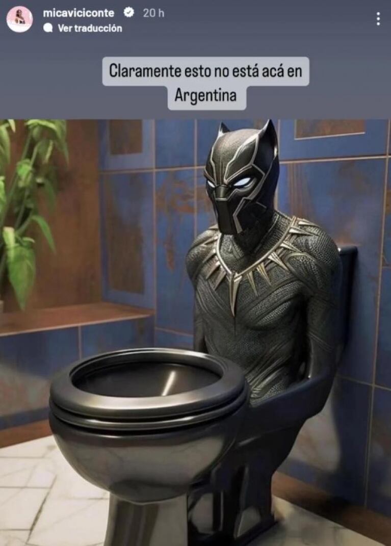 El curioso artefacto que Mica Viciconte quiere en el baño de su casa nueva