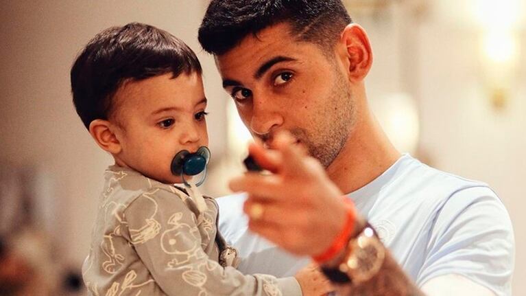 El Cuti es papá de Valentino, que está a punto de cumplir dos años.