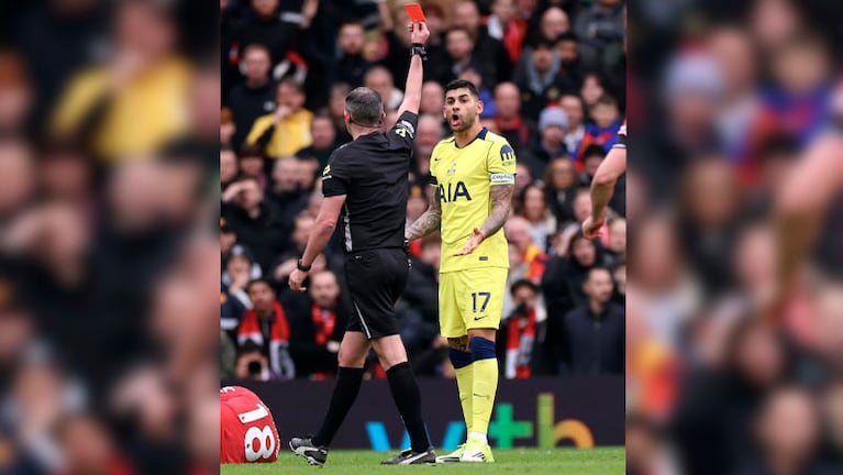 El Cuti Romero fue expulsado por una fuerte patada a Casemiro.