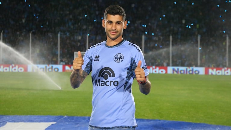 El Cuti Romero y otra demostración de amor por Belgrano.