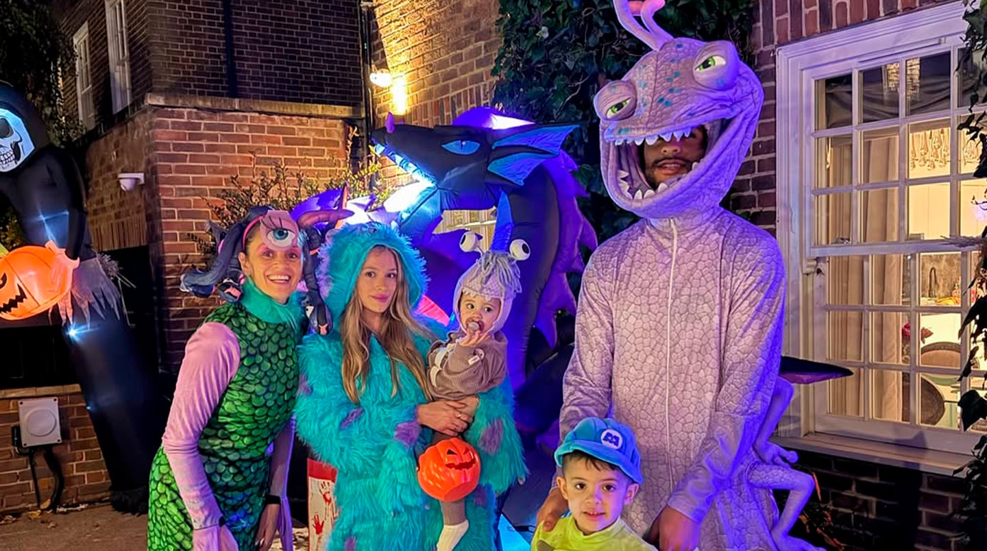 El Cuti Romero y su familia