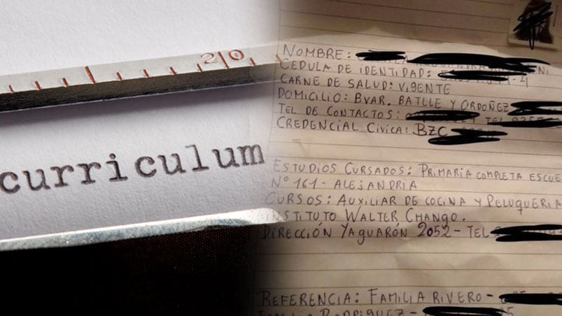 El CV escrito a mano que se volvió viral.