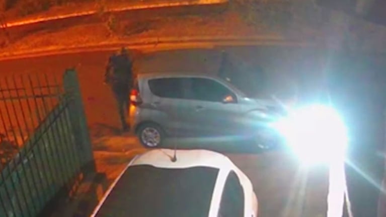 El damnificado vio el robo por las cámaras de seguridad.