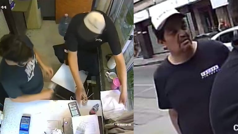 El delincuente engañó al empleado y se robó el celular de un cliente.