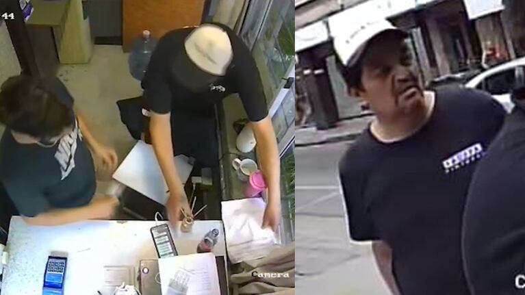 El delincuente engañó al empleado y se robó el celular de un cliente.