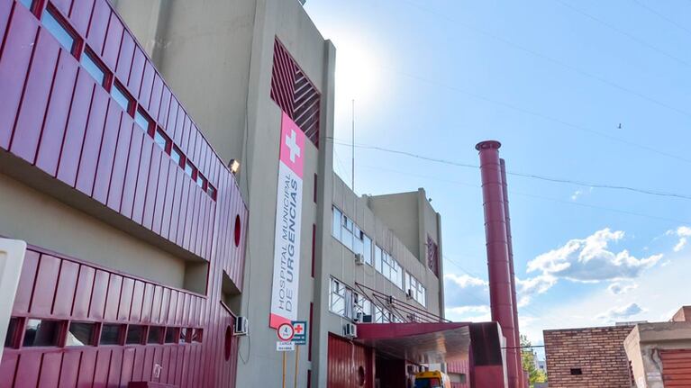 El delincuente está internado en el Hospital de Urgencias.
