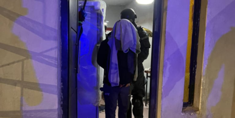 El delivery de drogas fue detenido en su búnker.