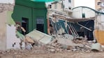 El derrumbe destruyó un comercio. 