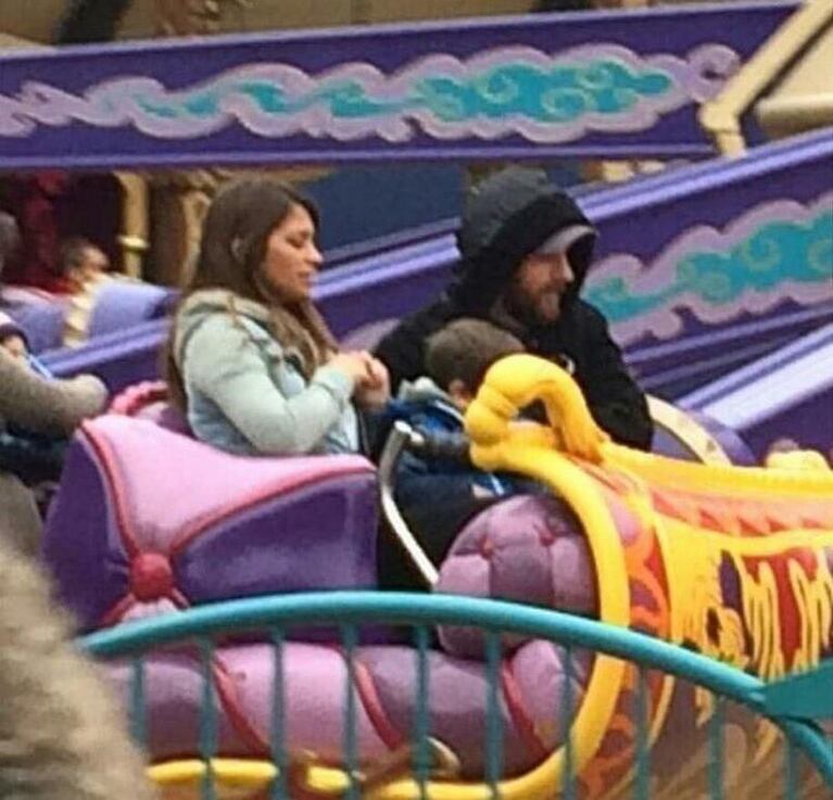 El descanso de la familia Messi en Eurodisney