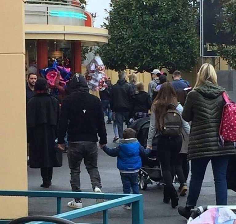 El descanso de la familia Messi en Eurodisney