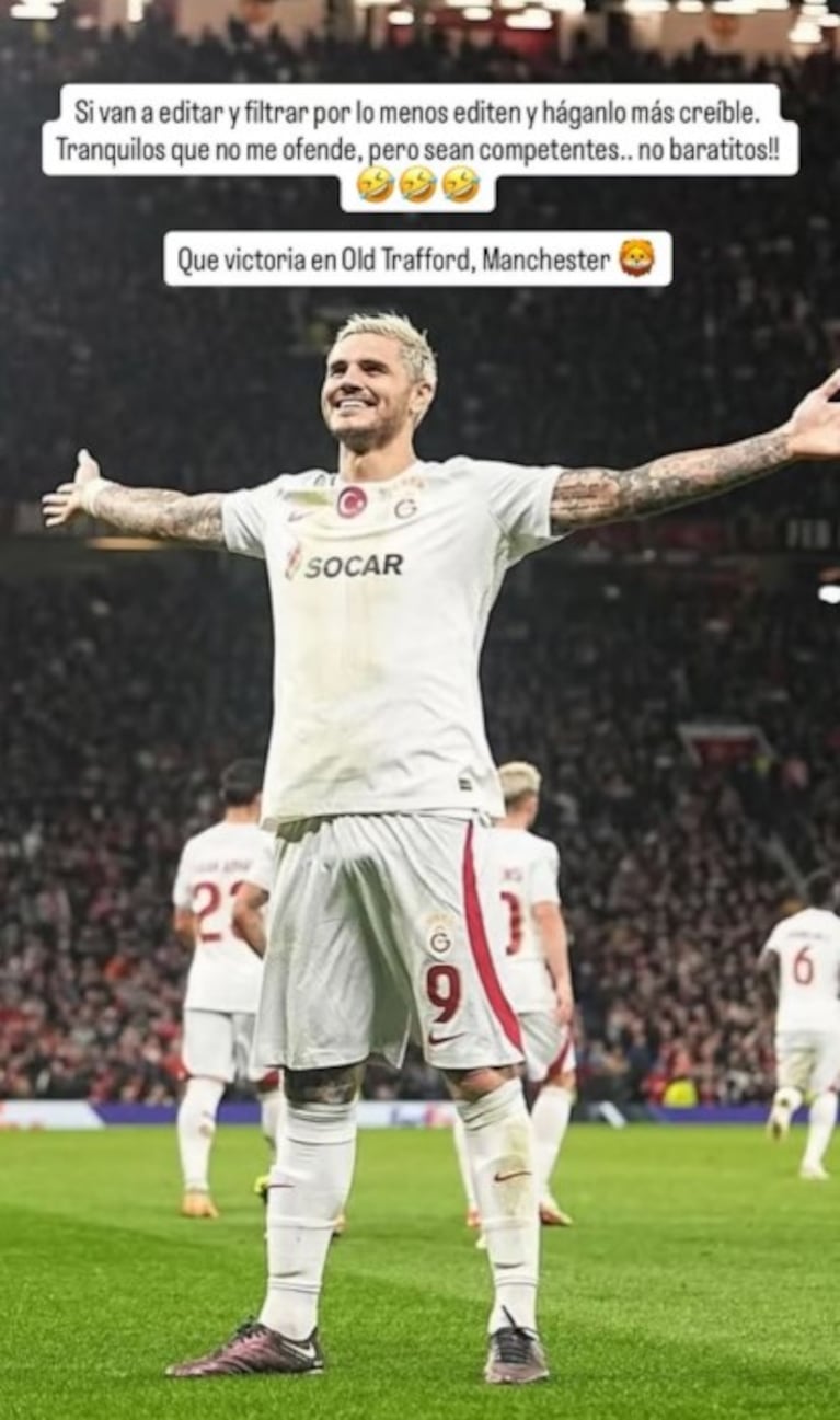 El descargo de Mauro Icardi en las redes.