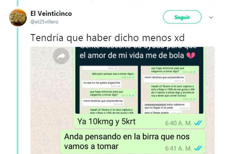 El desesperado pedido de un chico para salir con “el amor de su vida”