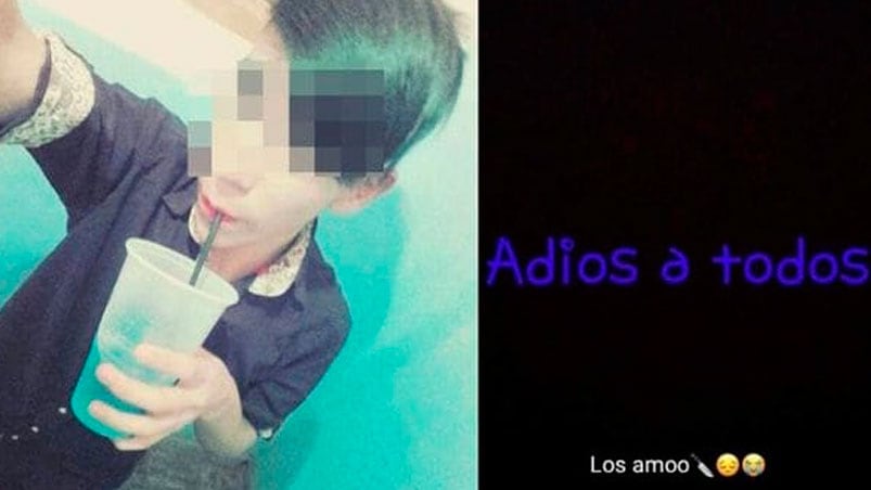 El desesperante mensaje del adolescente antes de intentar suicidarse.