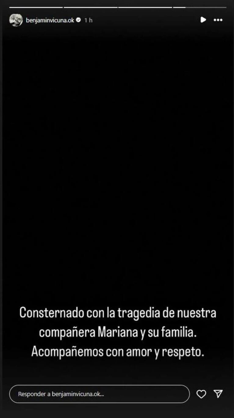 El desgarrador mensaje de Benjamín Vicuña a Mariana Derderián tras la muerte de su hijo en un incendio