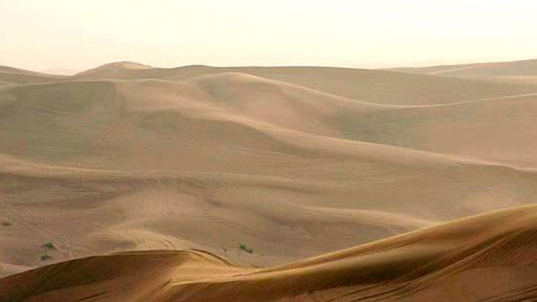 El desierto de la ciudad de Sharjah. 