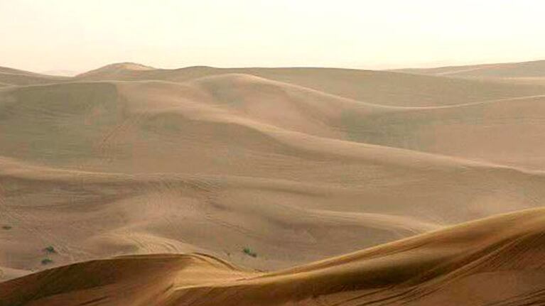 El desierto de la ciudad de Sharjah.