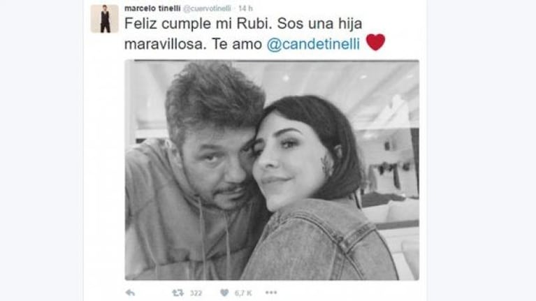 El desnudo de Cande Tinelli con efectos visuales