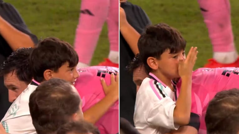 El desopilante momento que protagonizó Ciro Messi.