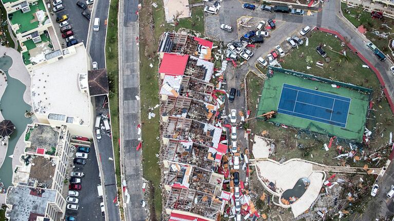 El después del paso del huracán Irma.