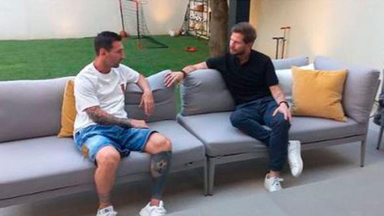 El detalle de la casa de Messi que llamó la atención en medio de una entrevista