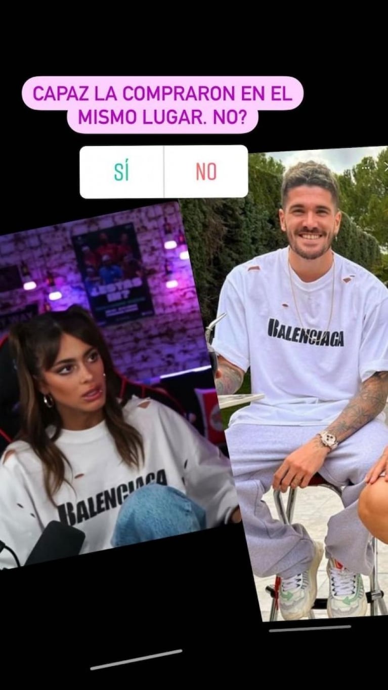 El detalle que confirmaría el romance entre Tini Stoessel y Rodrigo De Paul