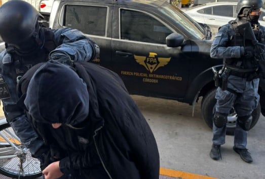 El detenido vendía droga en Arroyito.