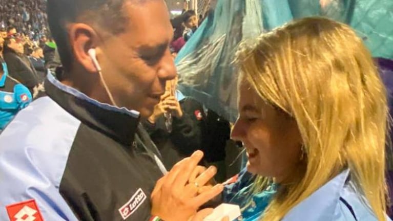 El detrás de la propuesta viral de casamiento en un partido de Belgrano