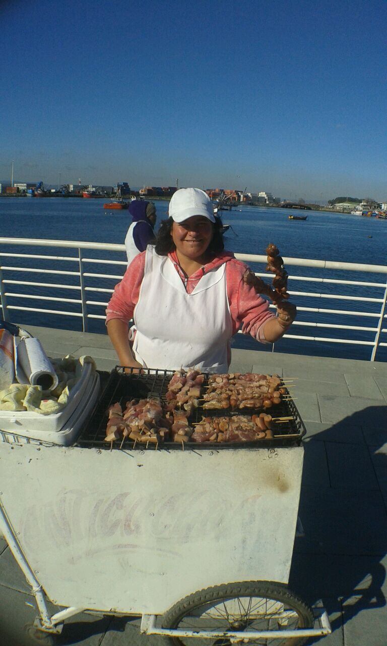 El día de San Pedro en el puerto de Talcahuano.