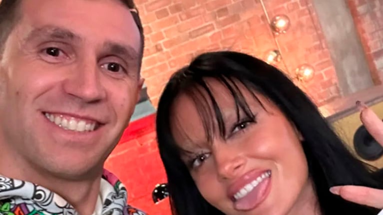 El Dibu y Oriana compartieron una charla en un podcast.
