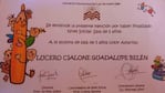 El diploma que recibió Yamila, la mamá de la nena desaparecida.