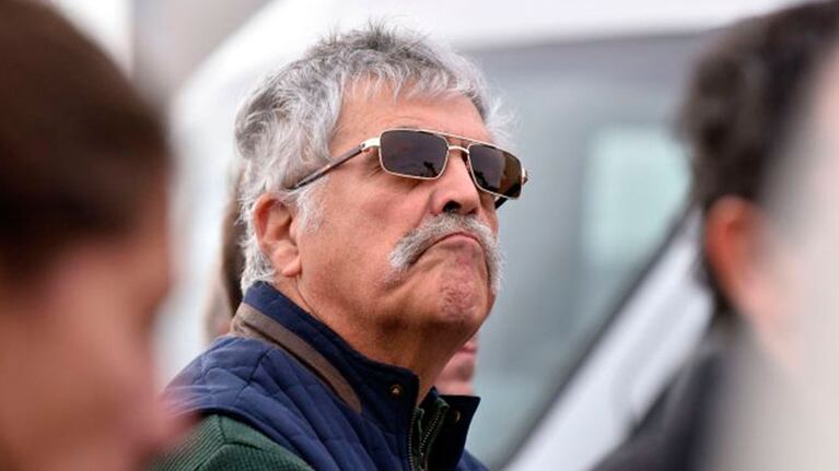 El diputado nacional habló con los periodistas en los Tribunales de Comodoro Py.