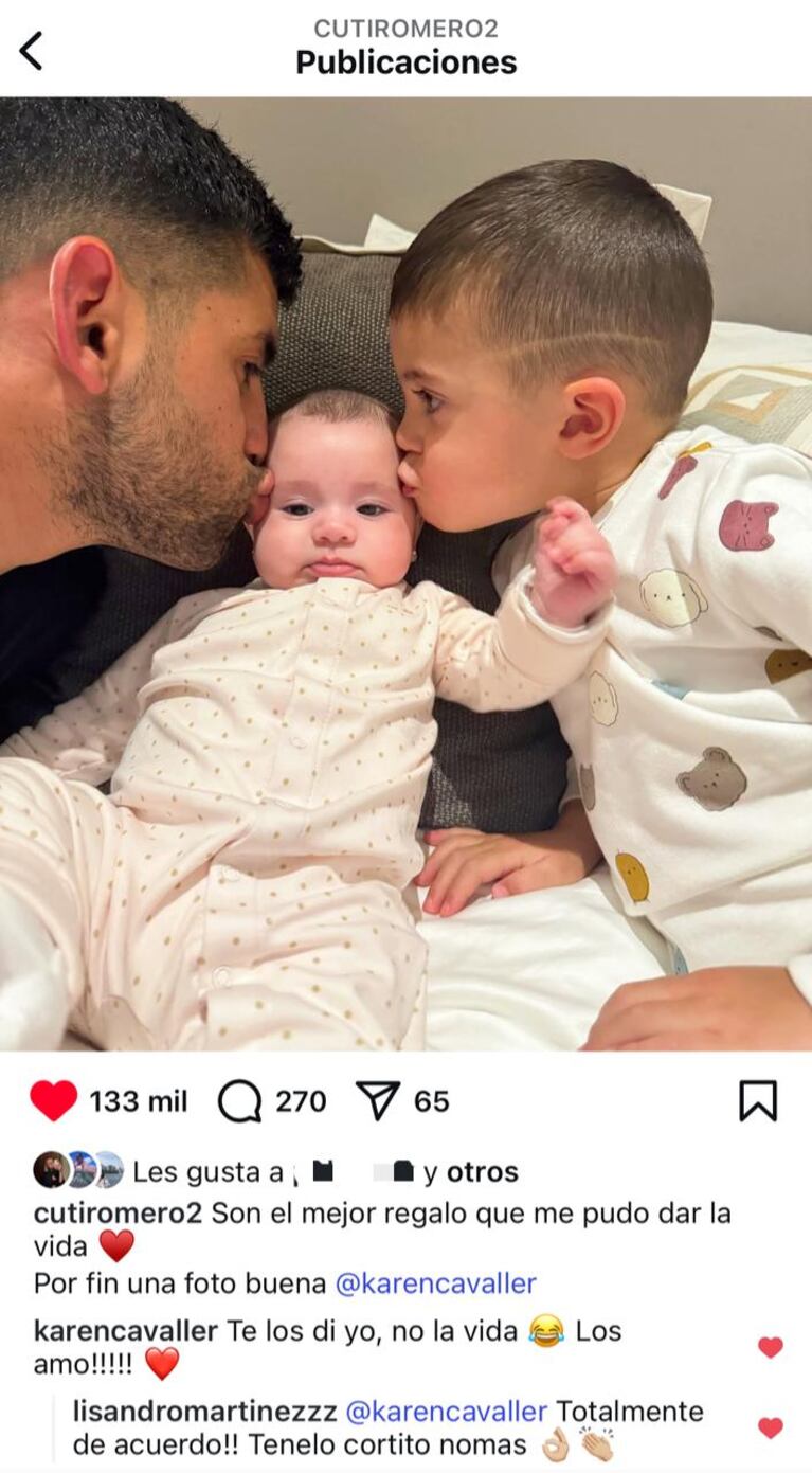 El divertido cruce de Cuti Romero, Karen Cavaller y Licha Martínez en Instagram.