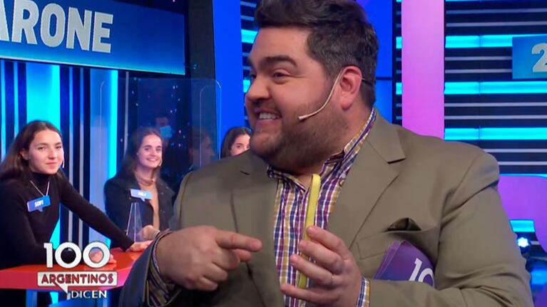 El divertido momento en el que Barassi mostró su foto.