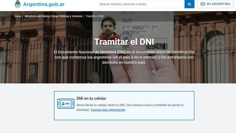 El DNI digital ya tiene validez y puede descargarse en el celular