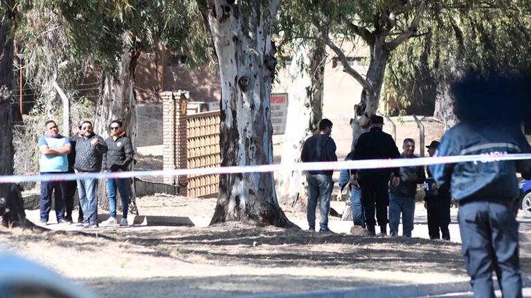 El doble crimen conmovió a la localidad de Juana Koslay.