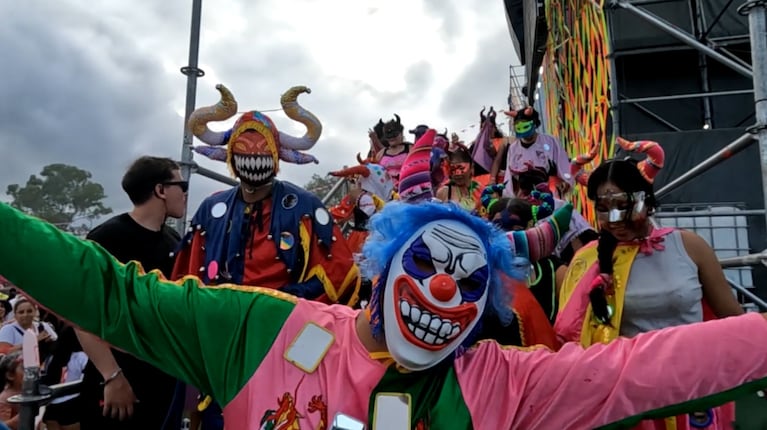 El Doce en el Carnaval de Jujuy. (Imagen: Captura El Doce).