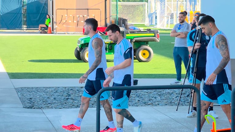 El Doce en el entrenamiento de la Selección en Estados Unidos en Kansas -imagen de archivo-. Foto: Emmanuel Cuestas / El Doce.