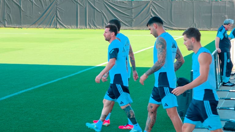 El Doce en el entrenamiento de la Selección en Estados Unidos. Foto: Emmanuel Cuestas / El Doce.