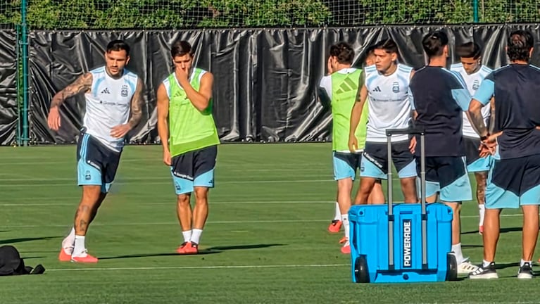 El Doce en el entrenamiento de la Selección en Estados Unidos. Foto: Emmanuel Cuestas / El Doce.