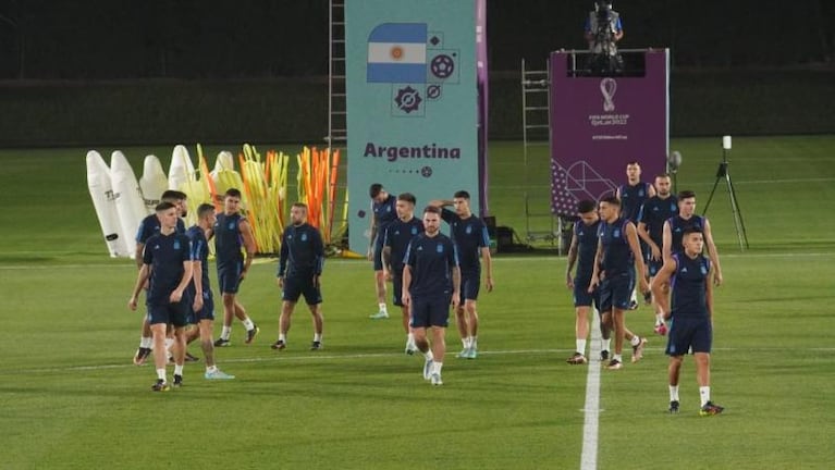 El Doce en el último entrenamiento de la Selección: cómo formaría el equipo