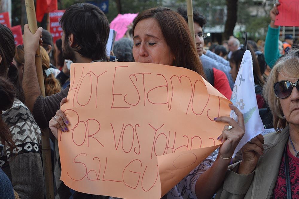 El dolor de la gente en Córdoba en el #NiUnaMenos. Foto: El Doce TV.