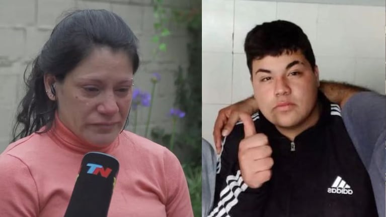 El dolor de la madre de Tomás Tello, el joven asesinado en Santa Teresita.