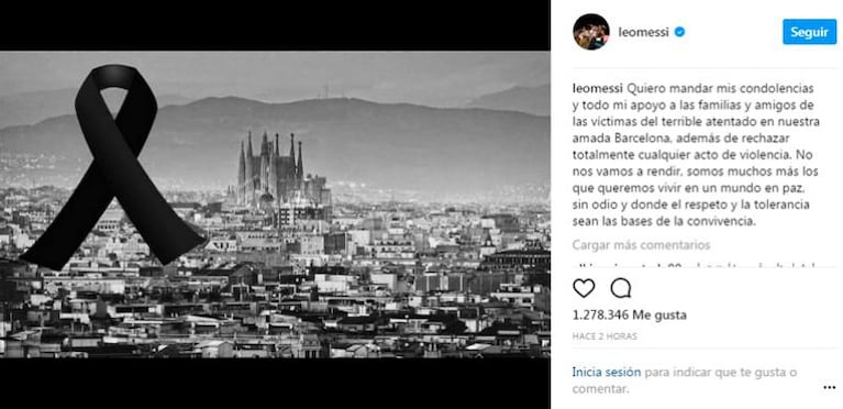 El dolor de Messi y Antonela por el ataque en Barcelona