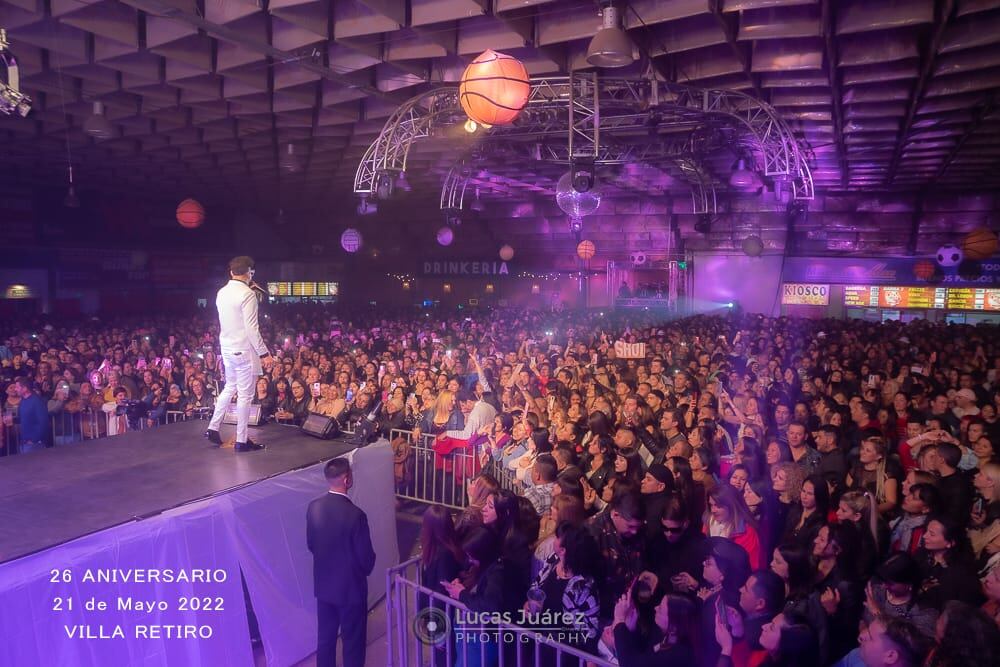 El dominicano festejó sus 26 años como solista a puertas cerradas. Foto: gentileza Lucas Juárez. 