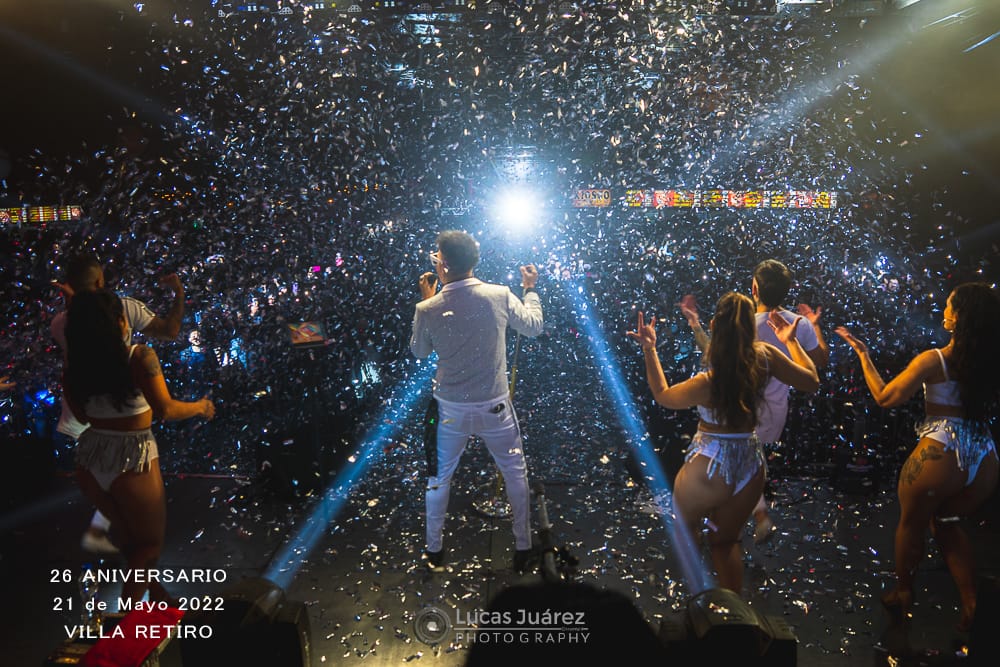 El dominicano festejó sus 26 años como solista a puertas cerradas. Foto: gentileza Lucas Juárez. 