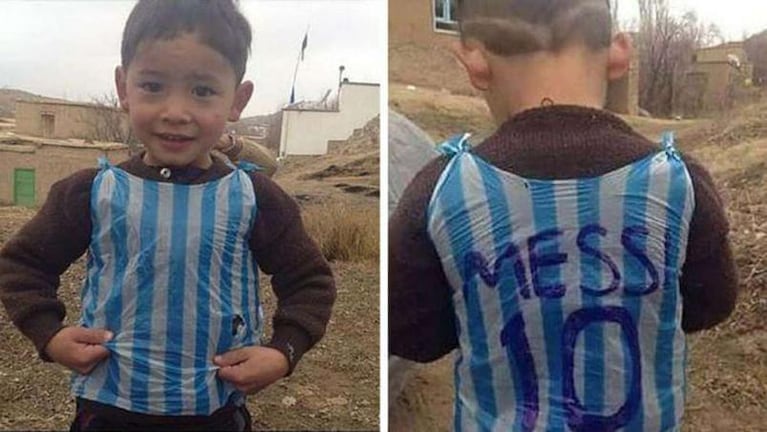 El drama del nene afgano fanático de Messi: está oculto en Kabul y pide ayuda