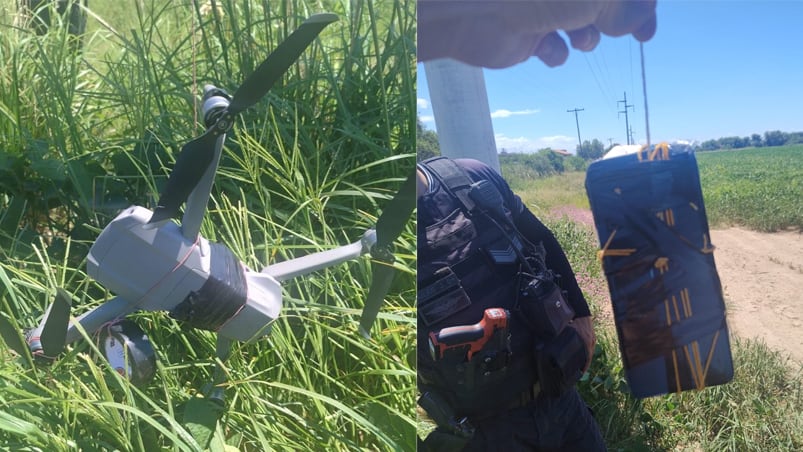 El drone llevaba dos celulares a la cárcel de Bouwer.