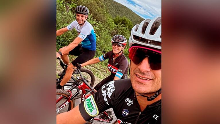 El DT campeón del mundo está pedaleando en Córdoba.