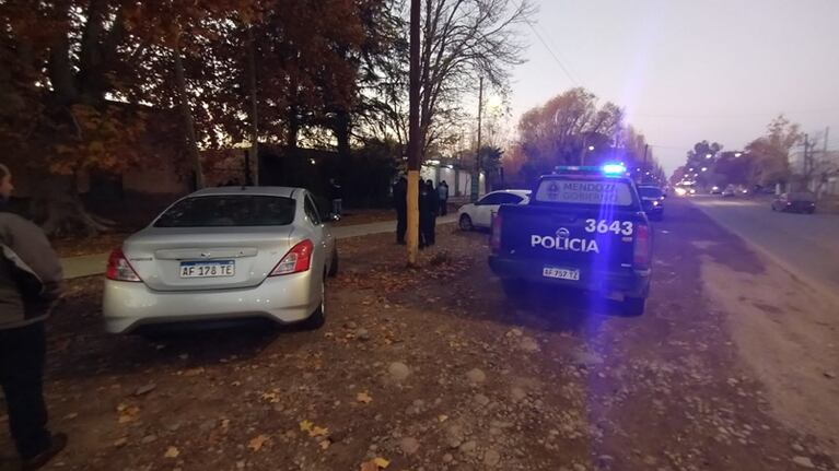 El dueño de casa descubrió a los ladrones cuando intentaban robarse un televisor. Foto: MendoVoz.